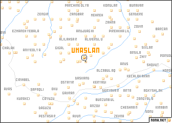 map of Ūmāslān