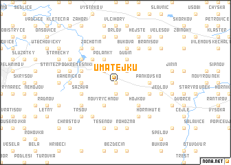 map of U Matějkŭ