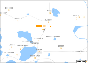 map of Umatilla