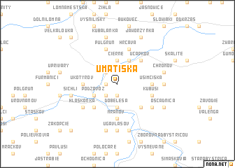 map of U Matíska