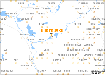 map of U Matouškŭ