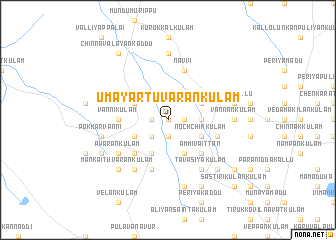 map of Umayartuvarankulam