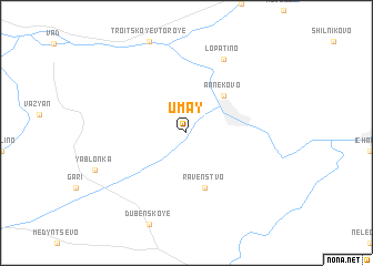 map of Umay