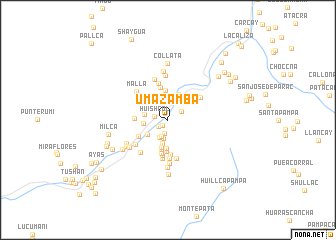 map of Umazamba