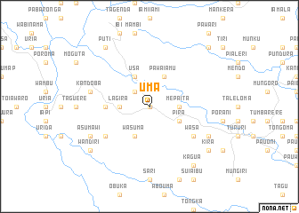 map of Uma