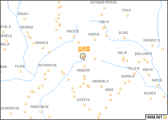 map of Uma