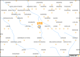 map of Uma