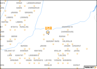 map of Uma