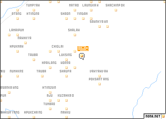 map of Uma