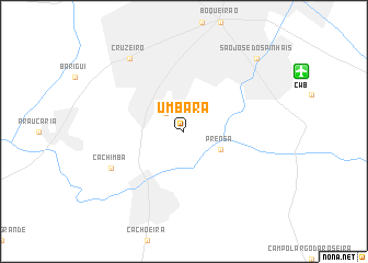 map of Umbará