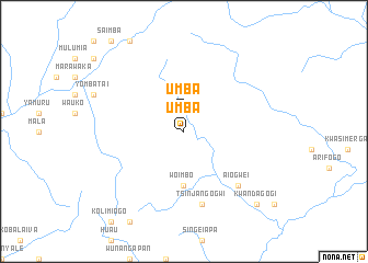map of Umba