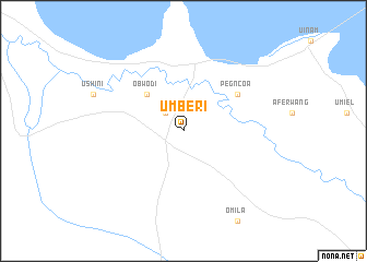 map of Umberi