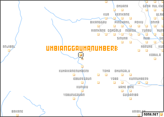 map of Umbianggauma Number 1