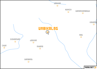 map of Umbi Kalag