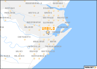 map of Umbilo