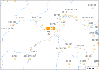 map of Umbog