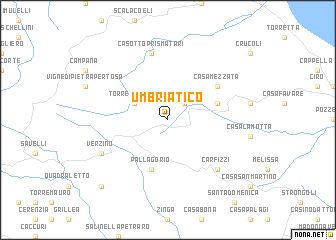 map of Umbriatico