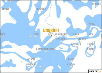 map of Umbrori