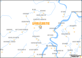 map of Umbugbene