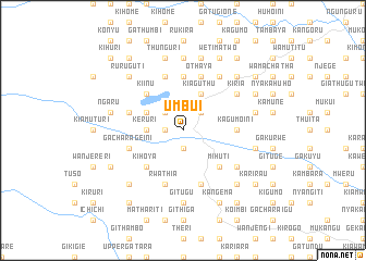 map of Umbui