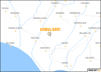 map of Umbulsari