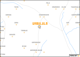 map of Umbulula