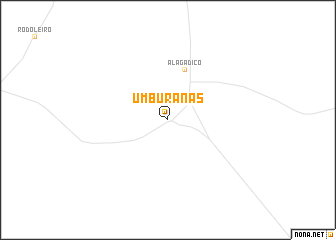 map of Umburanas