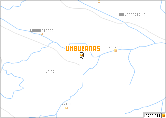 map of Umburanas