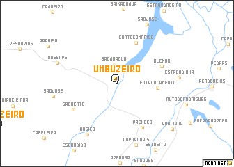 map of Umbuzeiro