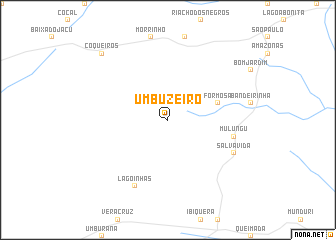 map of Umbuzeiro