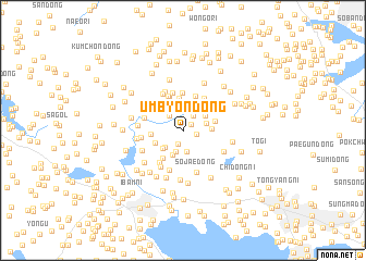 map of Ŭmbyŏn-dong