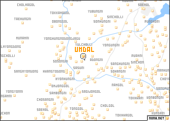 map of Ŭmdal