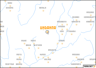 map of Umdamna