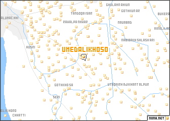 map of Umed Ali Khoso