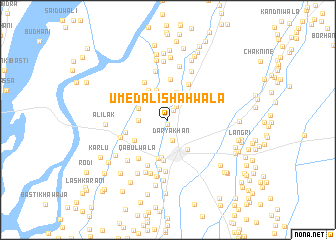 map of Umed Ali Shāhwāla