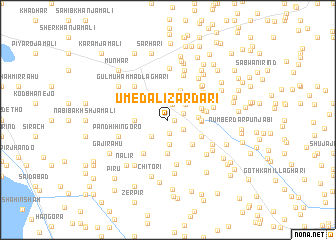 map of Umed Ali Zardāri