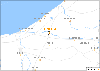 map of Umeda