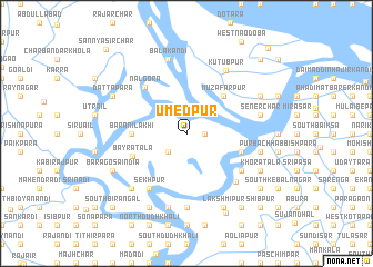 map of Umedpur