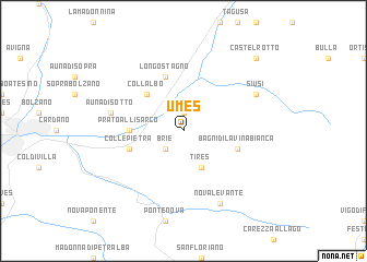 map of Umes