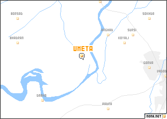 map of Umeta