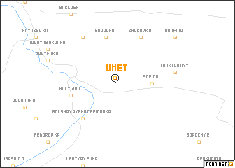 map of Umët