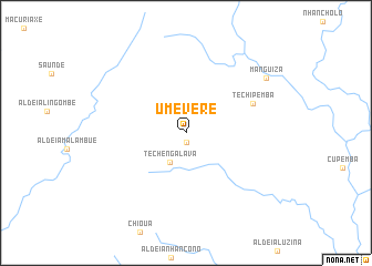 map of Umevere