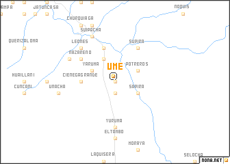 map of Ume