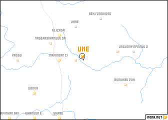 map of Ume