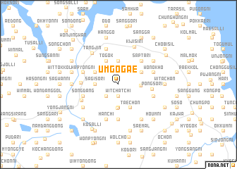 map of Ŭmgogae