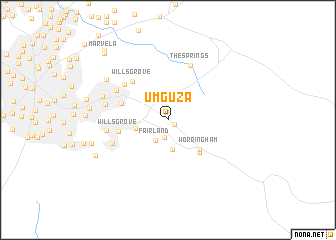 map of Umguza