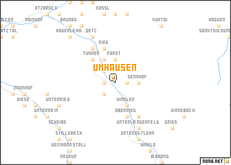 map of Umhausen
