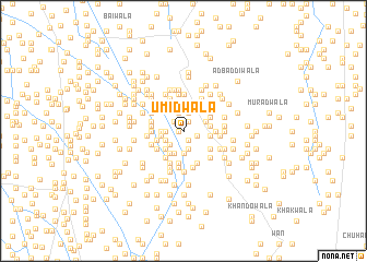 map of Umīdwāla