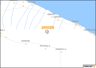 map of Umikoa