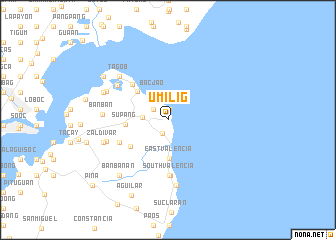 map of Umilig